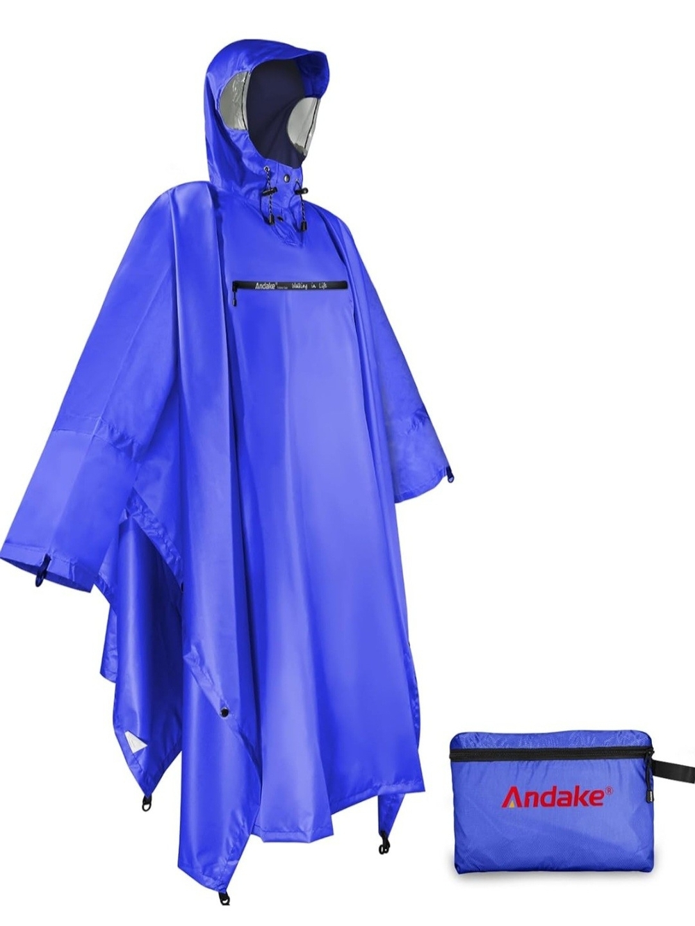 3-1 Rain Poncho With Pocket